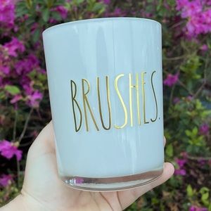 Rae Dunn Makeup Brushes Holder, Home Decor, Farmhouse Decor